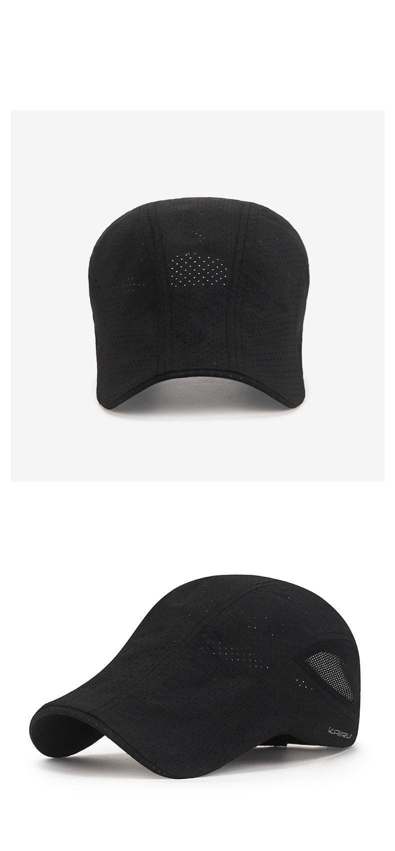 New Laser Perforated Breathable Forward Hat For Men's Sunshade Bailey Cap In Summer