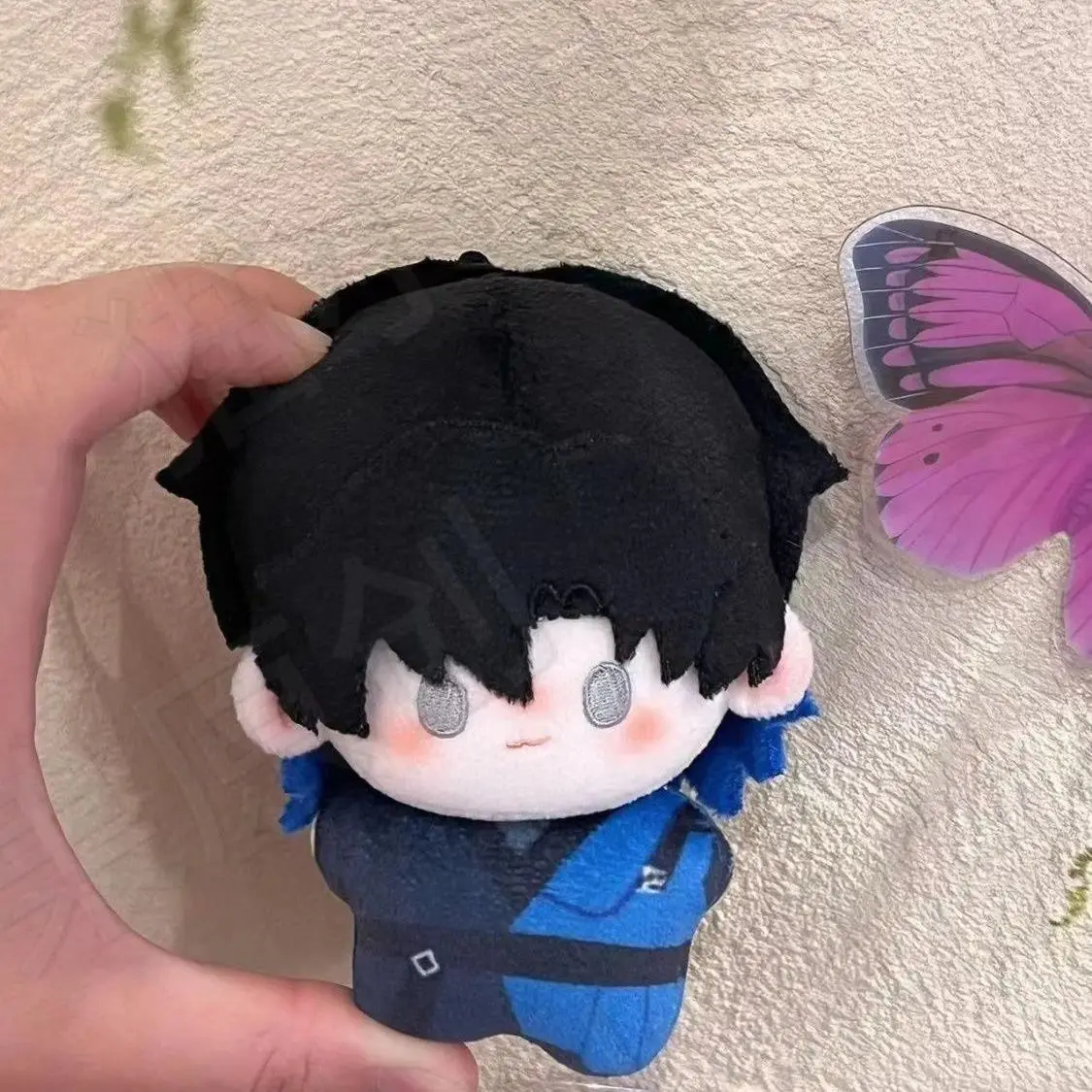 2026 hot item Original game doujin peripheral easy water cold cosplay attribute 10cm printed cotton doll doll, gift giving doll