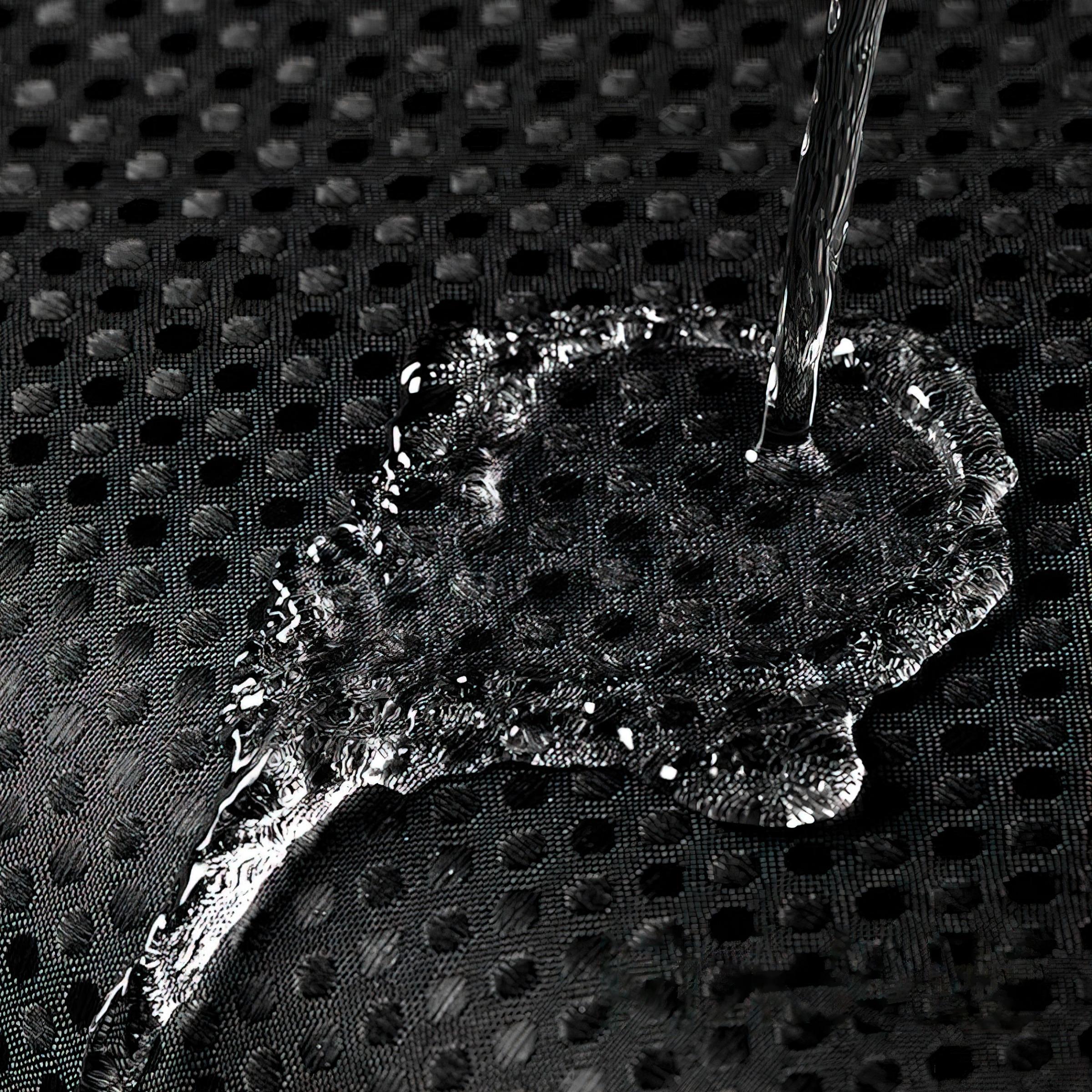 Waffle Pattern Waterproof Shower Curtain, 1 Count Modern Simple Bathroom Curtain, Bathroom Accessory for Home, Hotel or Dorm Decor #GLOBAL PICKS