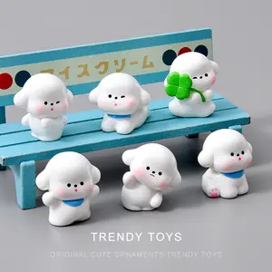 Cute Mini Dog Figurines |   Dollhouse DIY Decor, Car & Desktop Ornament Accessories