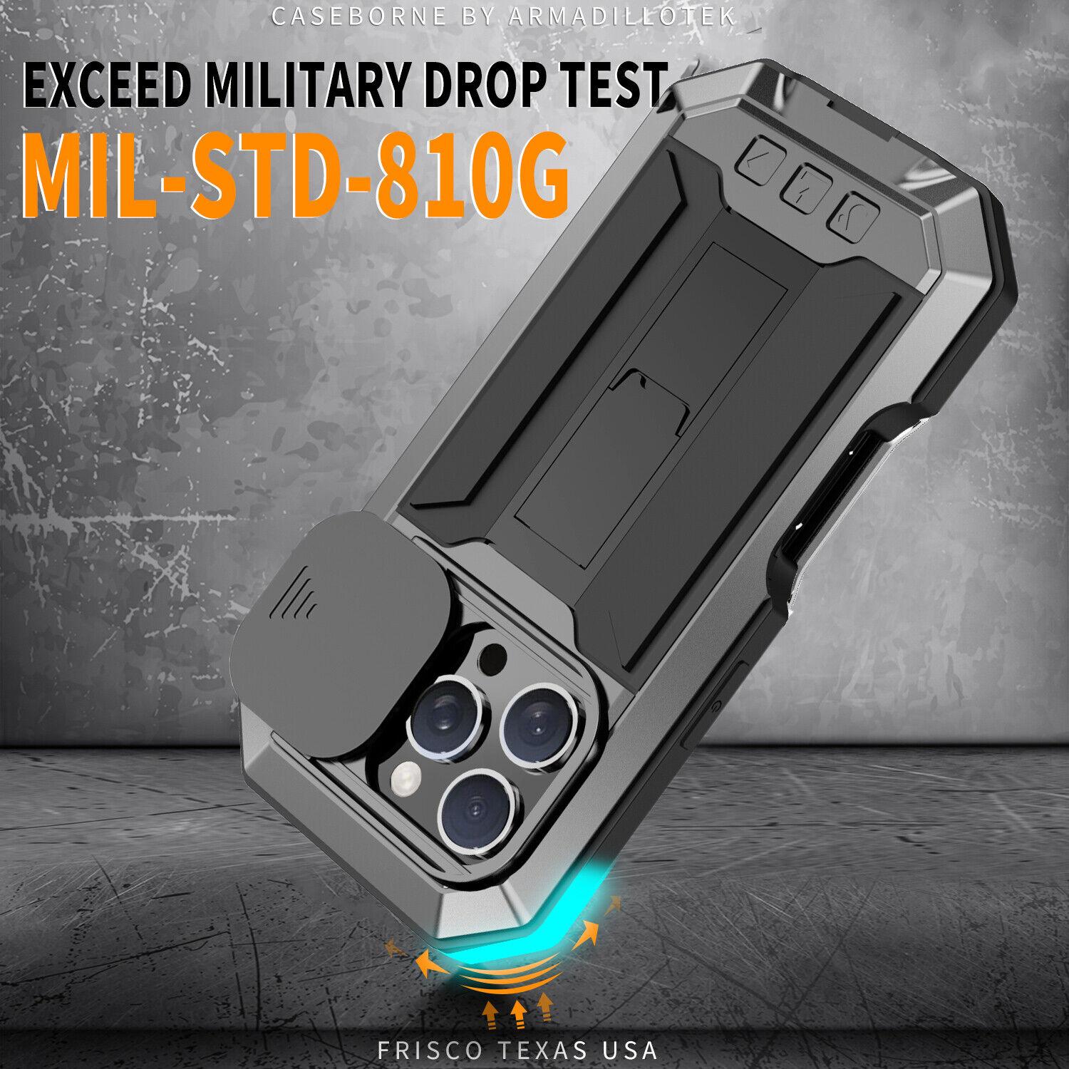 Waterproof Shockproof Aluminum Gorilla Glass Metal Full Case For iPhone 16 Pro Max 15 14 13 Military Cover