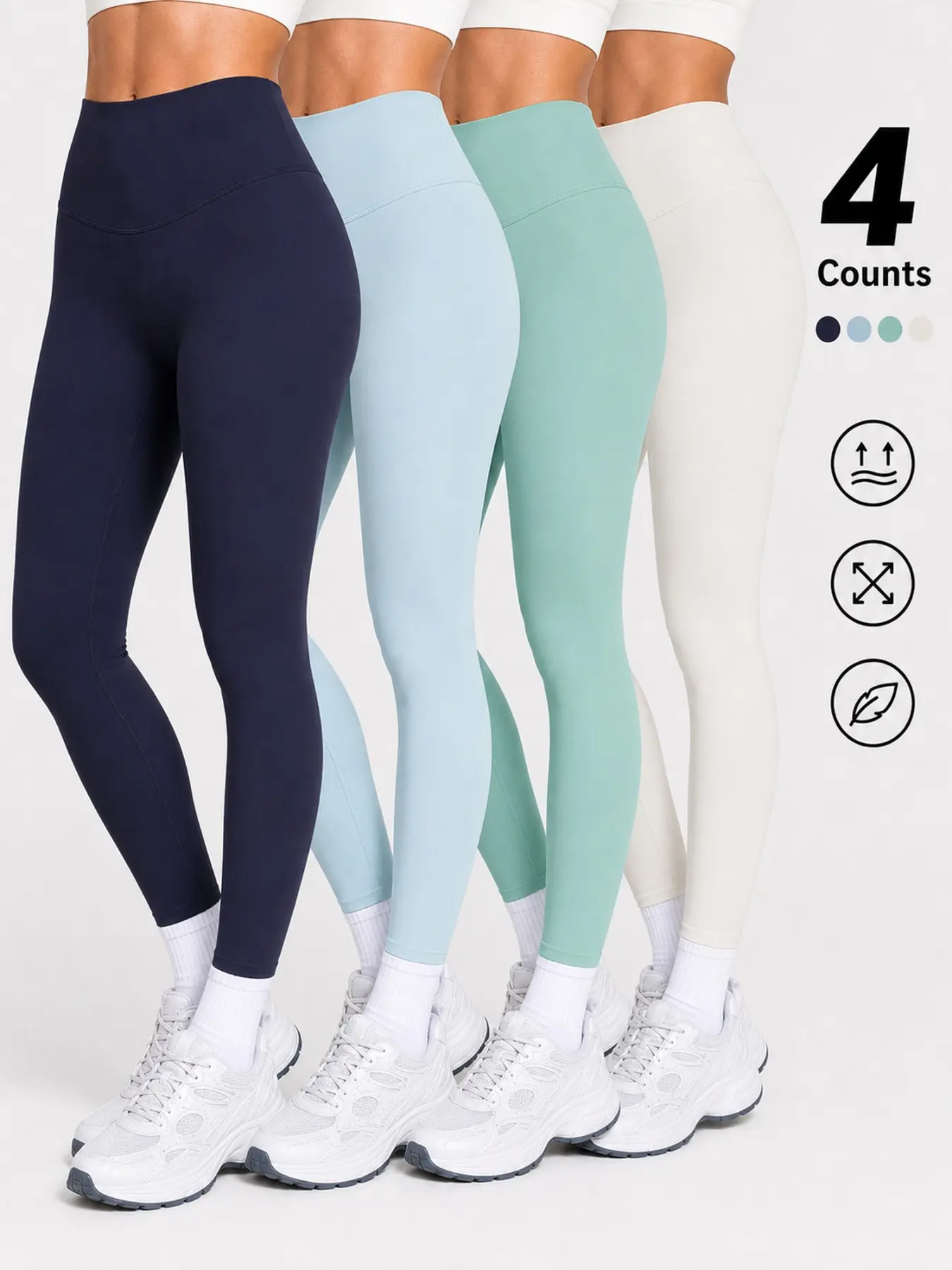 Women's High Waist Yoga Pants, High Elastic Comfort Sports Leggings for All Seasons, Tight-Fitting Workout Gear for Outdoor Activities, Activewear for Fitness