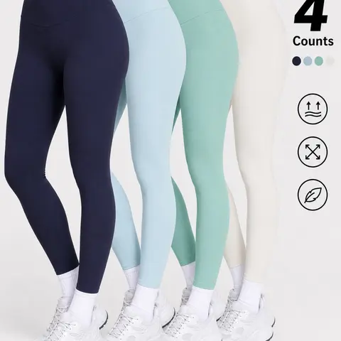Women's High Waist Yoga Pants, Yoga Bottoms, High Elastic Comfort Sports Leggings for All Seasons, Tight-Fitting Workout Gear for Outdoor Activities, Activewear for Fitness
