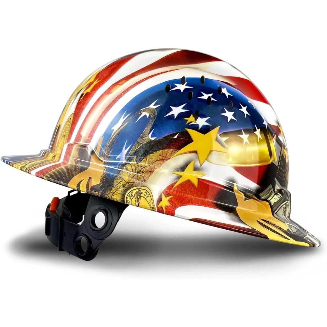 SBD-G1C Construction Full Brim Safety Helmet HDPE Hard Hat Vented Hardhats Carbon Fiber Pattern Industrial Work Certified ANSI/ISEA Z89.1