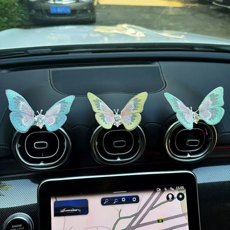 Realistic Moving Butterfly Ornament, Creative Art Decor for Car Dashboard Decorations, Desktop & Home Decoration, Unique Gift Idea