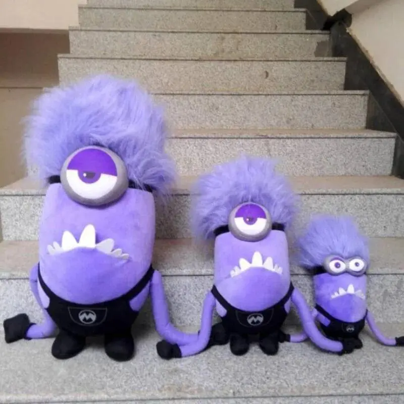 Kawaii Madness Purple Plush Doll  Same Oaragraph Fun Stuffed Toys Children Kids Peluche Gift
