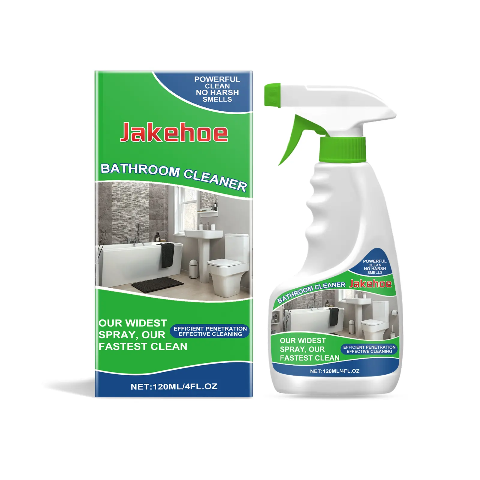 Household Bathroom Liquid Multi-Surface Spray Cleaner - 3 Years Nano Technology Pine Scent for Deep Stain Removal, Cleaning the Bathtub, Sinks, Tiles, Glass & Toilets