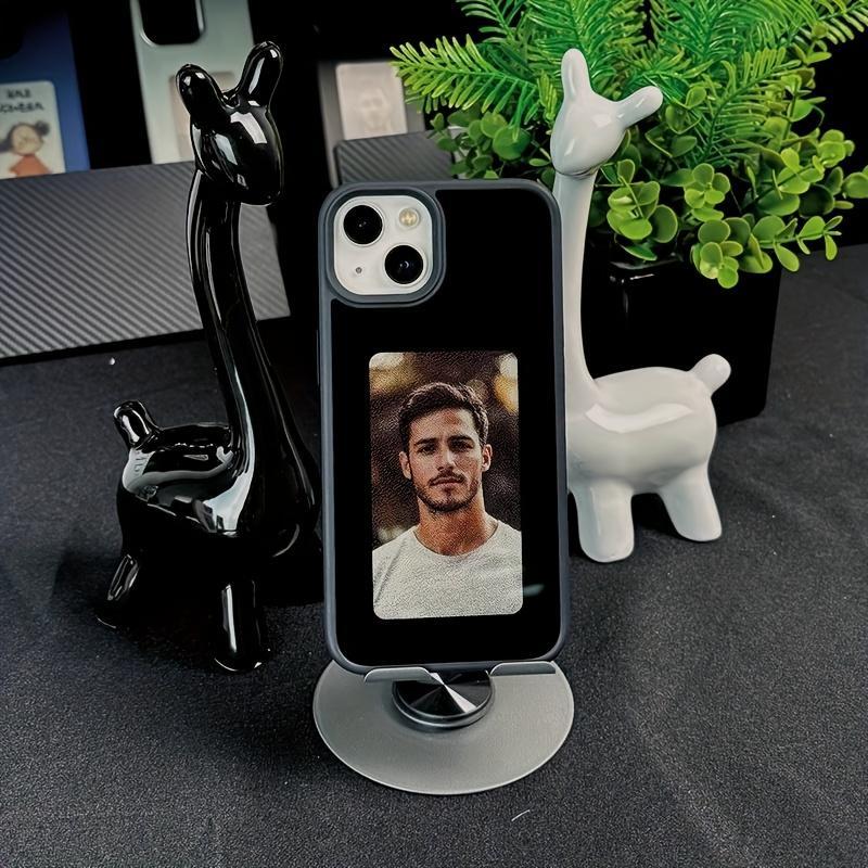 NFC Ink Screen Phone Case, Change Photos Anytime, APP DIY Display, Personalized, Ai Generated Photos, Four Color Screen, Fun Gift, iPhone Series, Accessories