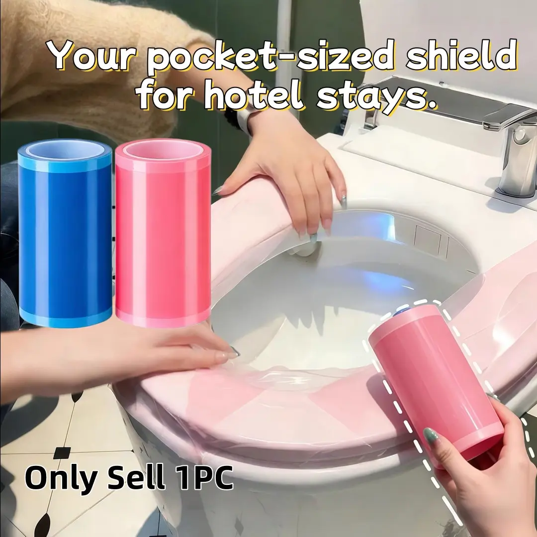 Disposable Hygiene Film Dental Blue Film Toilet Seat Bathtub Barrier Sheet Roll for Travel Hotel Hygiene-Conscious Users