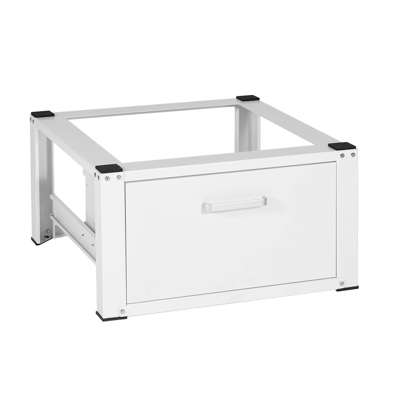 Laundry Pedestal 27" Wide 14.4" Height, Washer And Dryer Base Stand Platform Universal Fit 660lbs Capacity, Heavy Duty Multi-Functional Base for Washing Machine with Drawer & Rich Accessories