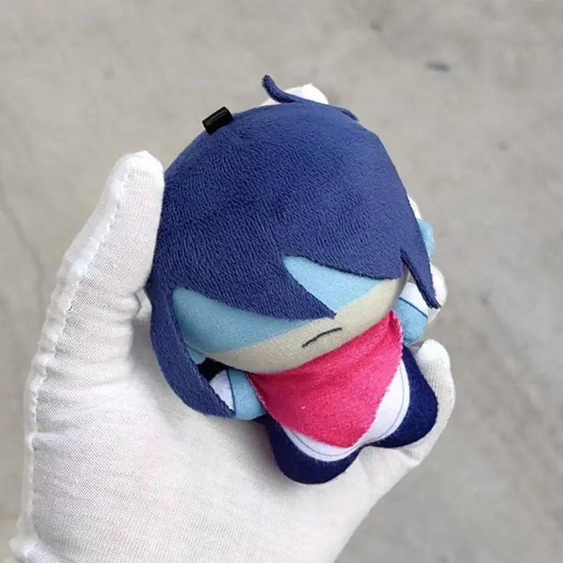 Super Cute 10cm Cosplay Anime Game Deltarune Character Lancer Kris Plush Toys Funny Cartoon Keychain Bag Plushie Doll Pendant