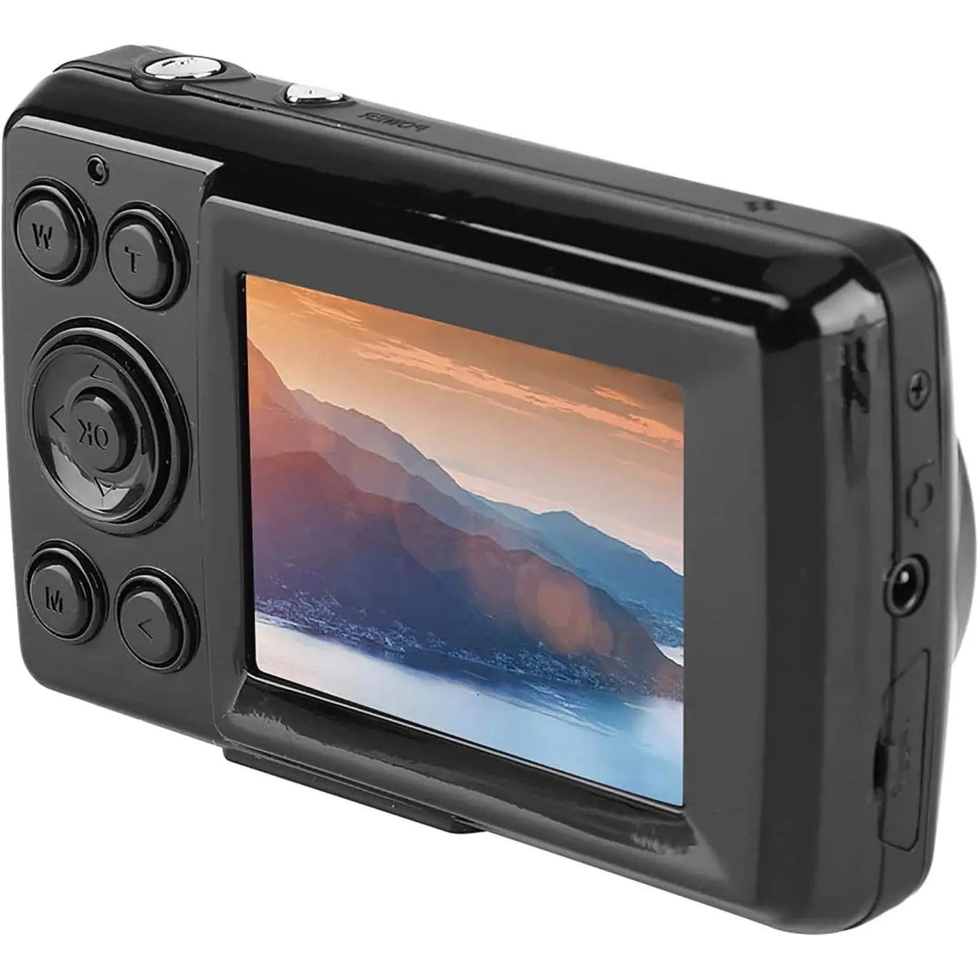 Digital Camera Digital Camera Small Camera Sturdy and Durable digitalkamera with 2.4in Large Screen for Home Use for Travel(Black) Cámaras Digitales Compactas