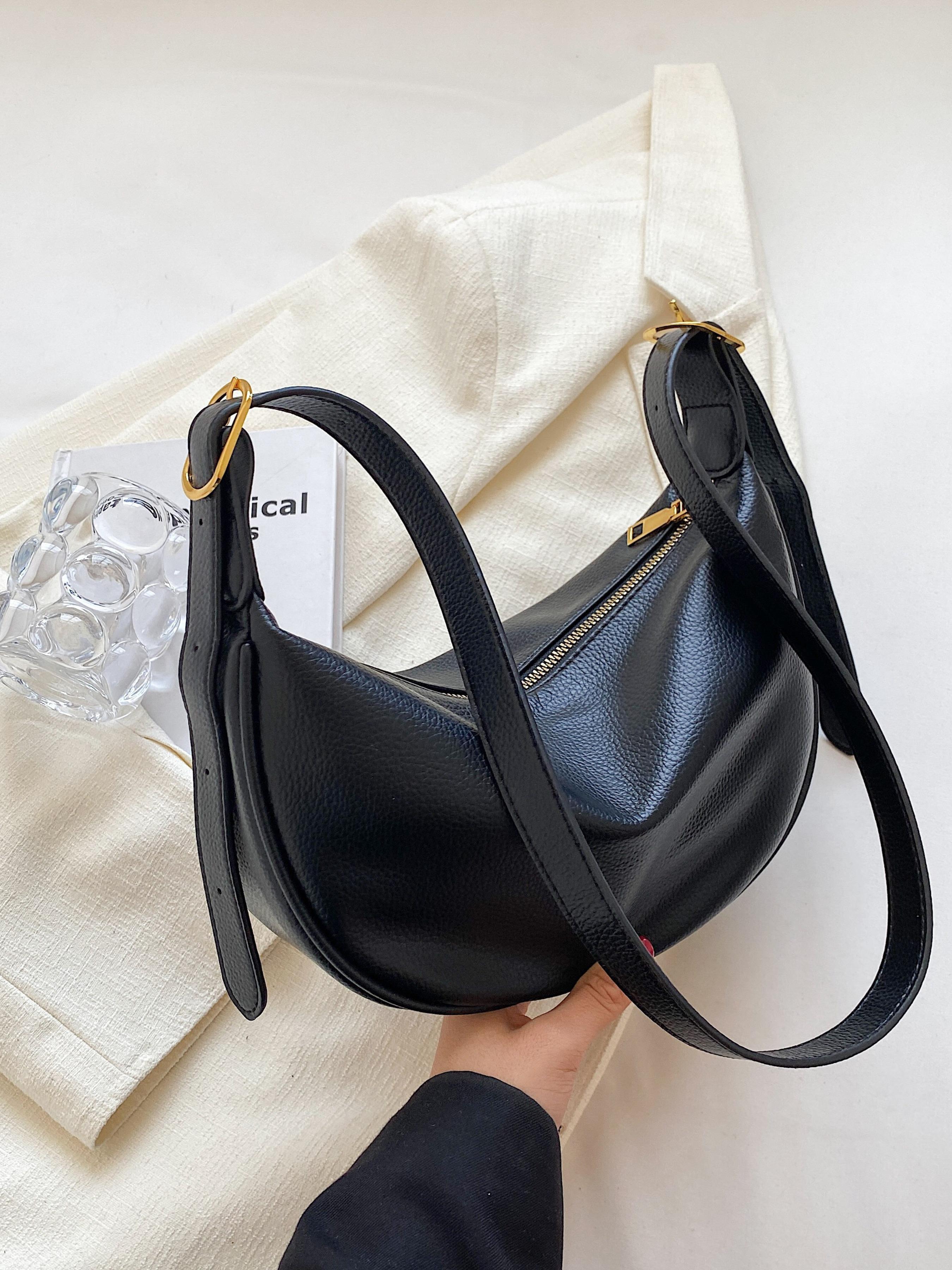 Women's Fashionable Solid Color Shoulder Bag, Casual Versatile Crossbody Bag for Daily Used, Trendy All-match Commuter Bag, Cross Body Bags