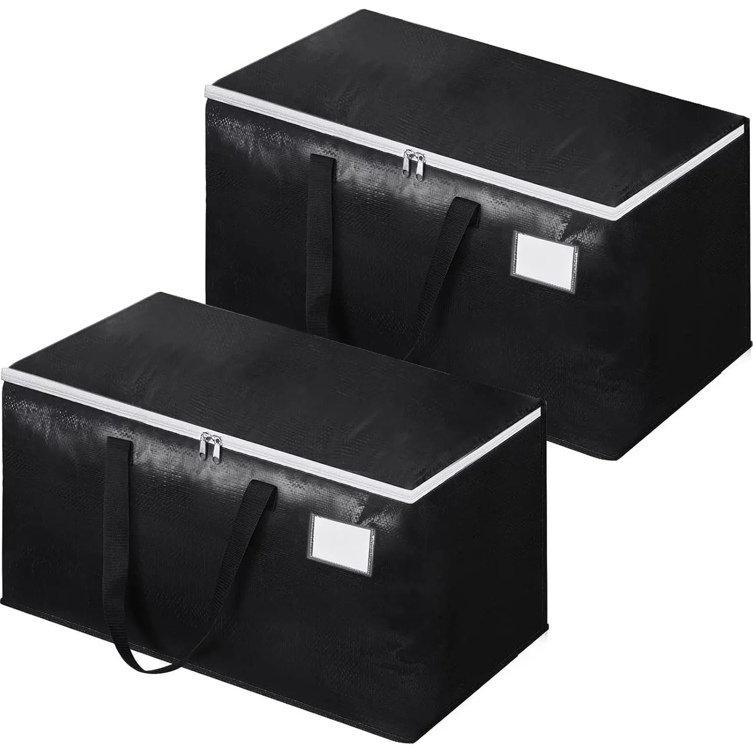 Moving Boxes-Moving Bags with Zipper, Carrying Handles and Tag Pocket-Moving Supplies for Space Saving- for Storage-for moving, Storage, Camping and Travel 93L-2 Pack