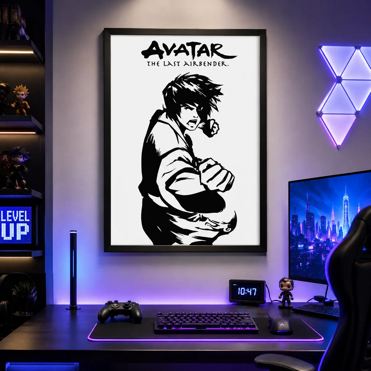 Avatar The Last Airbender Zuko Minimalist Poster |   Avatar TV Show |   Zuko Design |   Home Decor |   Wall Art