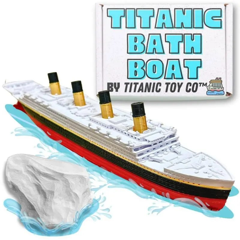 Titanic Model Ship Break-Apart, 3D Printed Detachable Titanic Figurine, Desktop Decoration, Creative Desktop Ornament, Holiday Gift, Psmzajw