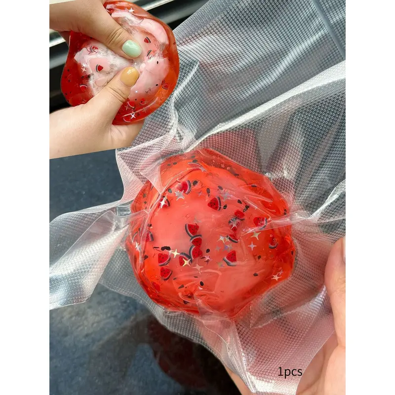 Crunchy Creamy Dough Stress Ball Squishy Toys Crispy Building Blocks Squeeze Ball ASMR Anti Stress Relief Sensory Stress Reliever Fidget Toys for Adults