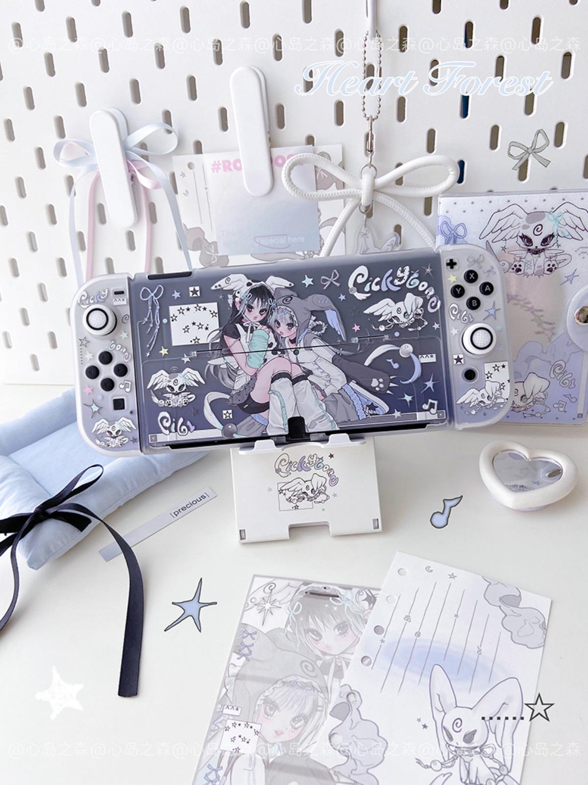 Anime Switch Case for Girl OLED Hard Case for Nintendo Switch2/NS/lite Console Controller Joy-Con Can Be Inserted Into The Dock