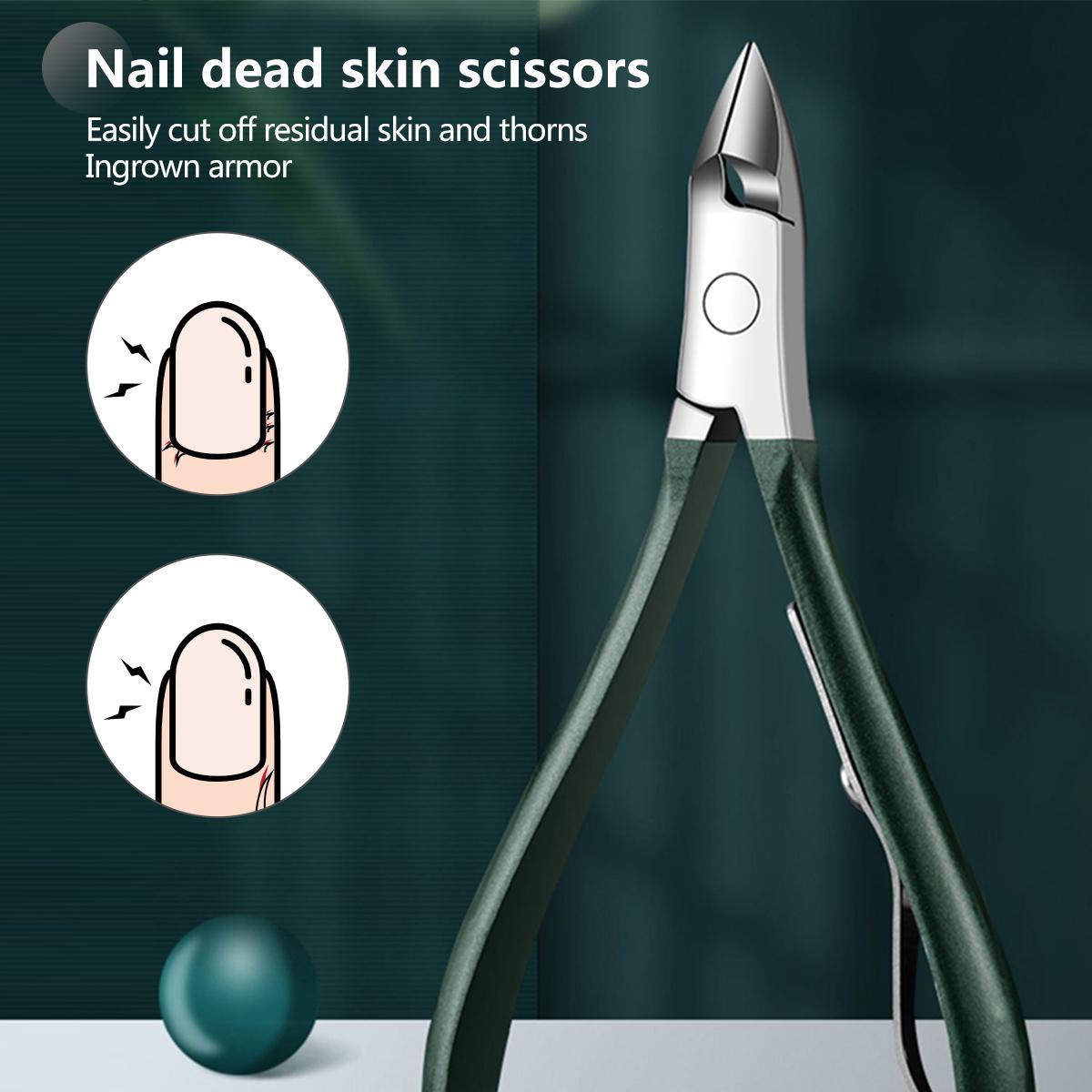 Stainless Steel Nail Clipper Set with PU Leather Storage Box, 24/26pcs Professional Multi-functional Manicure Tools, Nail Tools for Home & Travel, Nail File Kit