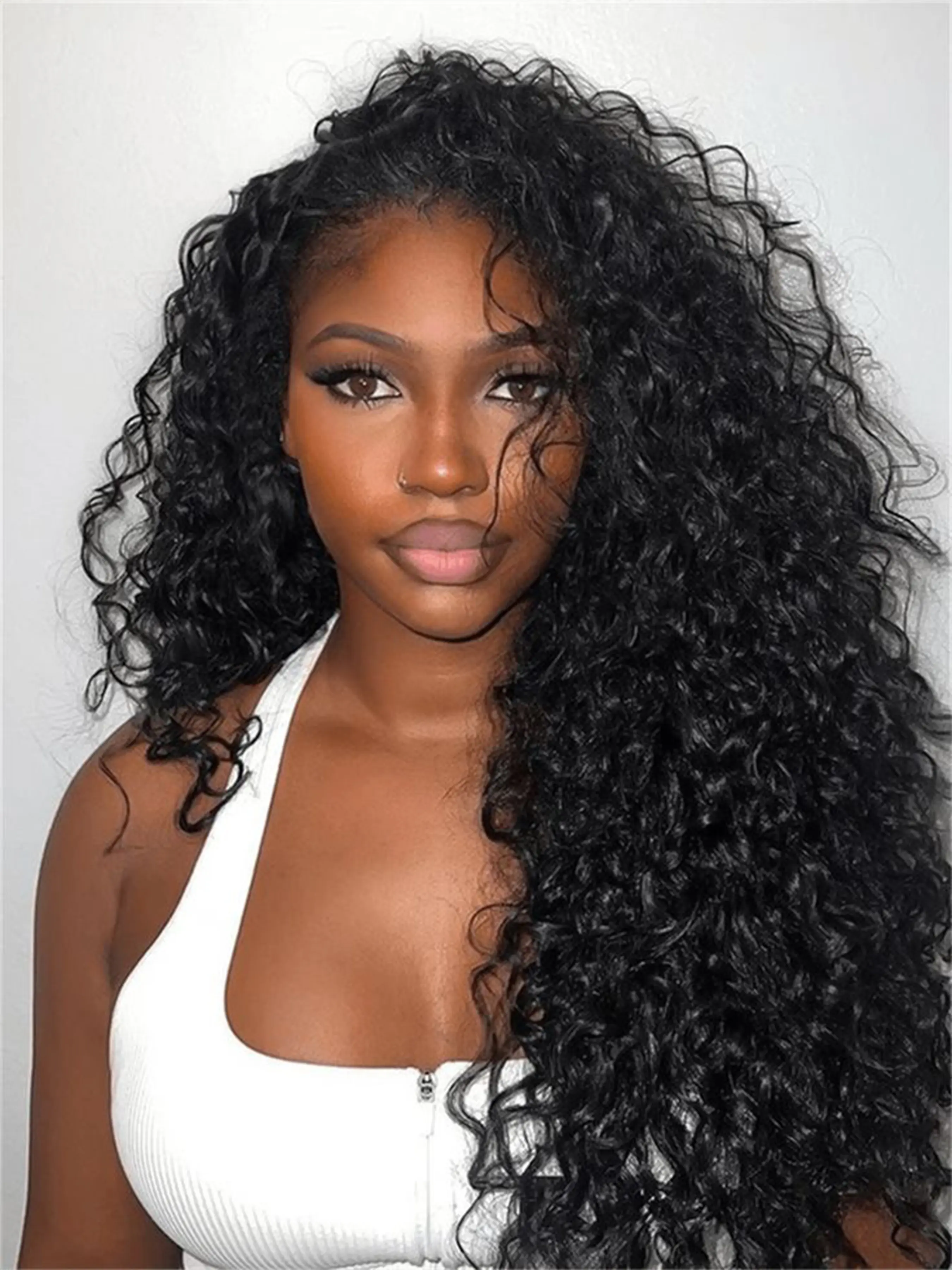 9 Bundles Kinky Curly Bundles Synthetic Jerry Curl Hair Weave High Temperature Fiber Hair Extensions Water Wave Curly Hair for Women