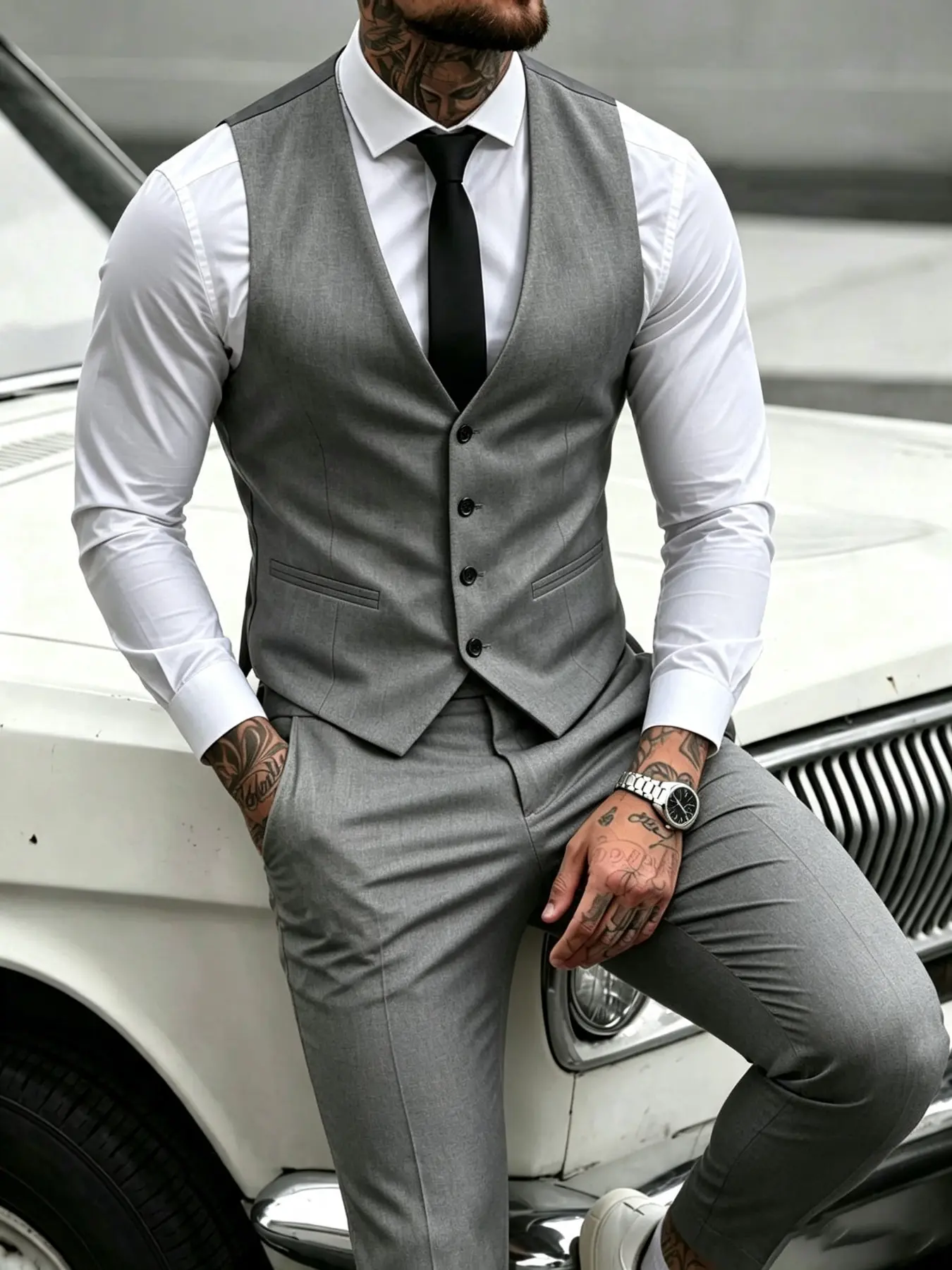 Men's 2-Piece Lightweight Suit Set – featuring a British-style color-block design; suitable for business commuting, weddings, parties, formal dinners, Valentine's Day gifts, and more.