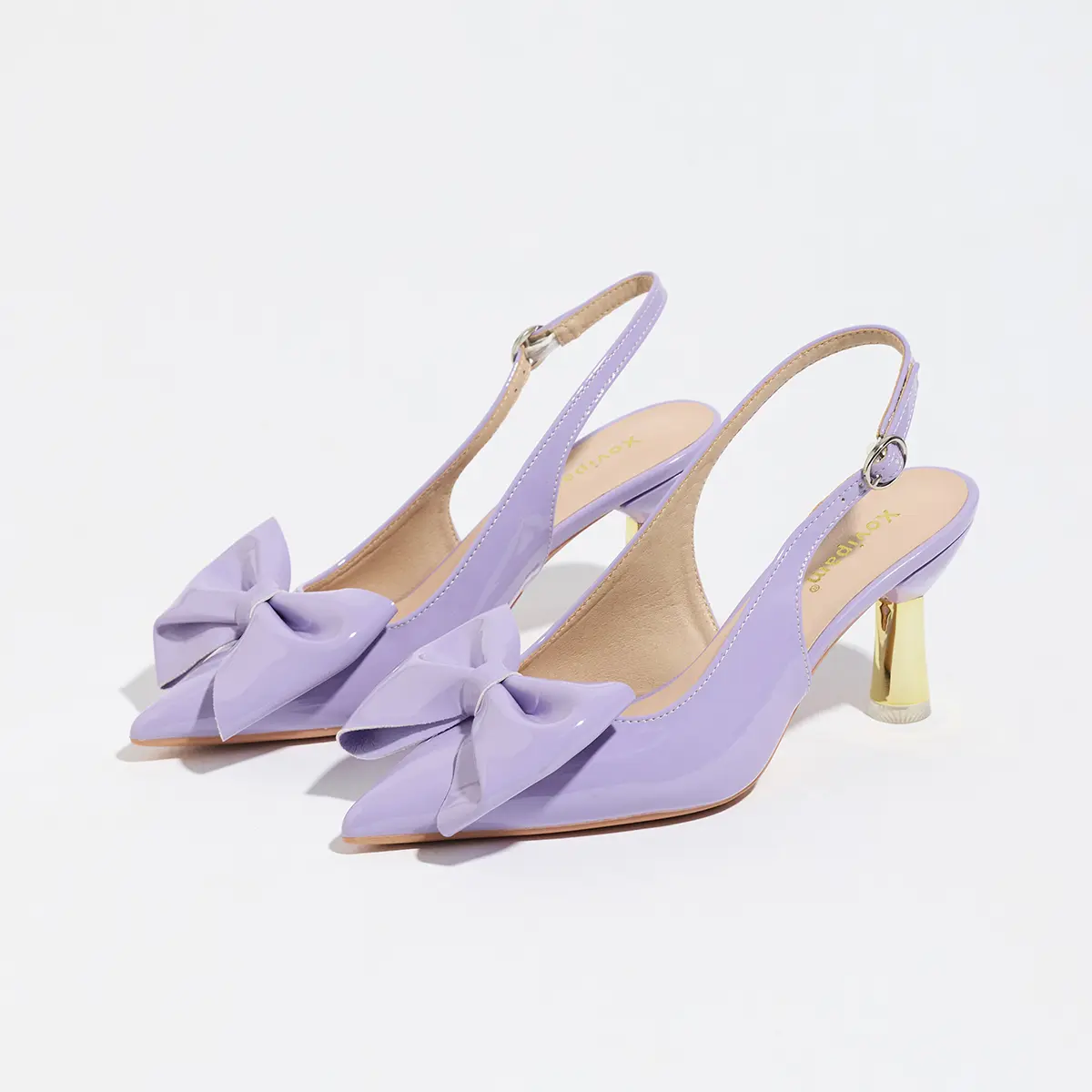 Women Slingback High Heels,Block Heel Pointed Toe Strap Sandals,Business Casual Office Daily Wear Women Dressy Shoes Plus Size