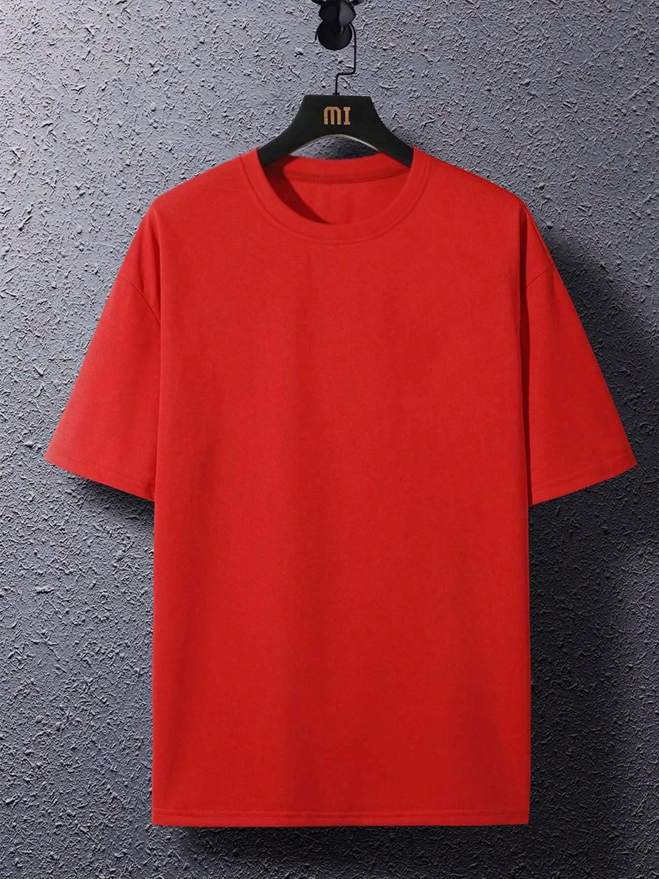 Men's Regular Fit Landscape Print Round Neck Sleep Tee, Casual Soft Comfortable Short Sleeve T-Shirt For Daily Wear, Sleepwear For All Seasons, Casual Style Tee, National Day Offers