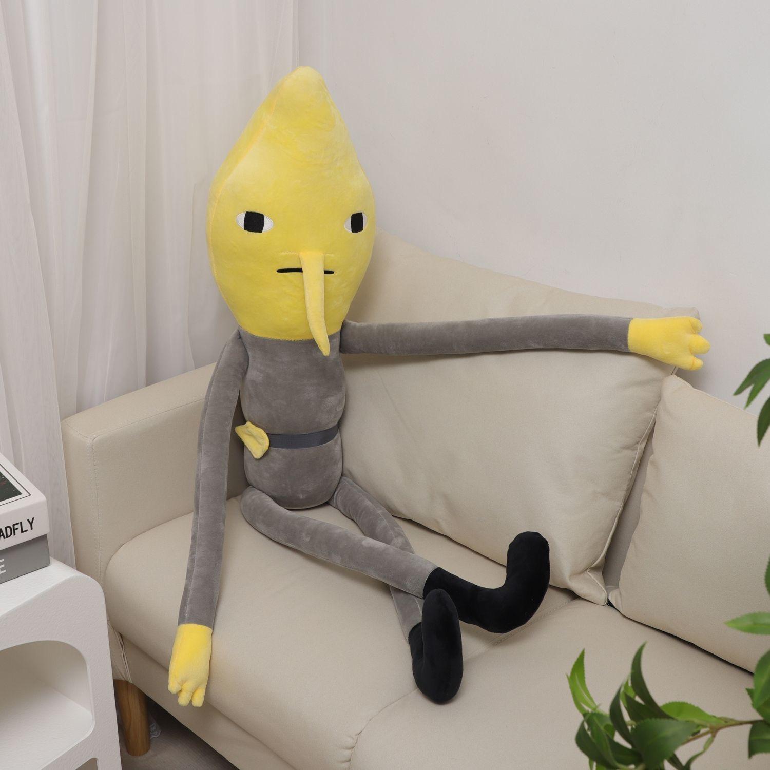 Regular Sized LemonGrab Adventure Live Treasure Long Legs Lemon Duke Funny Pillow Plush Doll