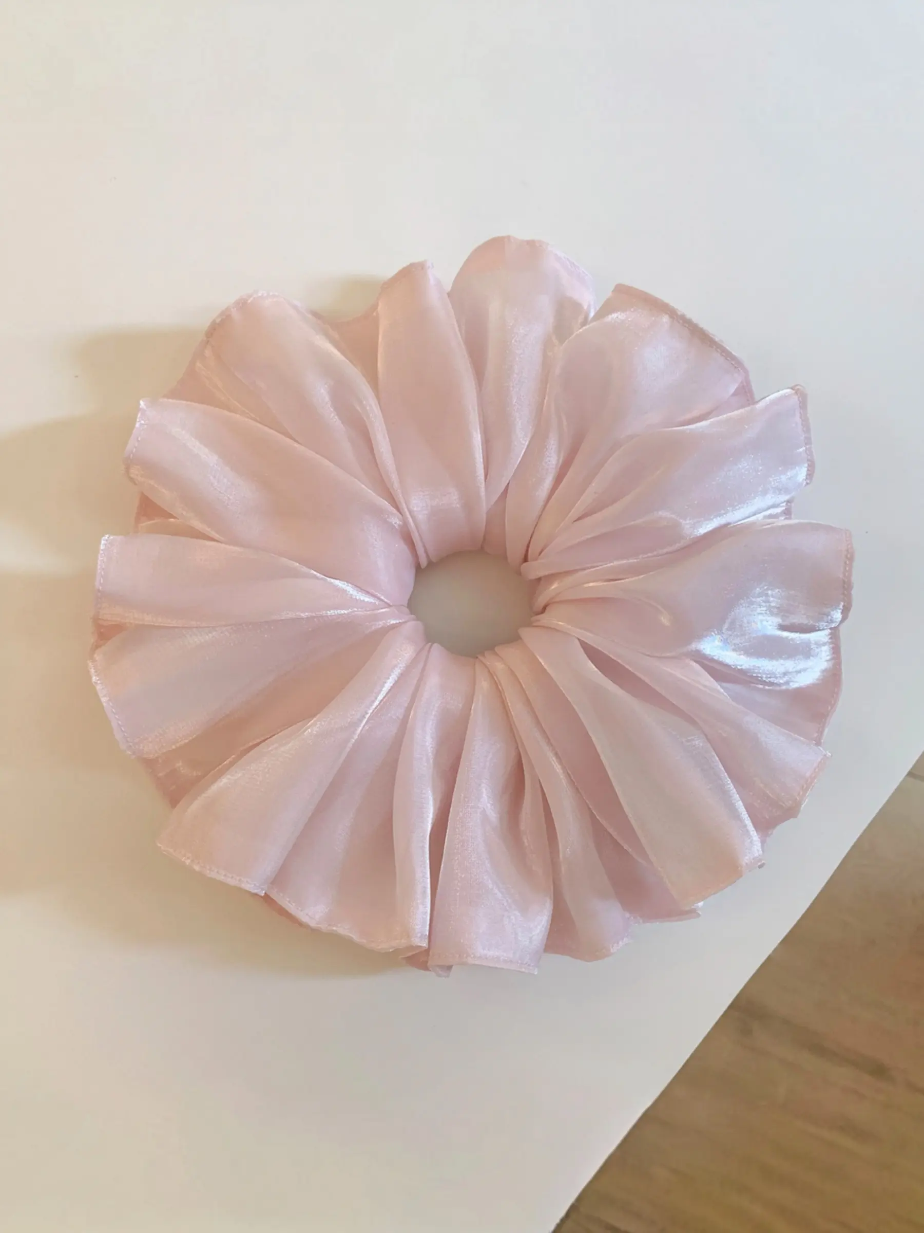 Oversized Glossy Large Hair Scrunchies, Luxury Soft Satin Hair Ties for Women, Lazy Style Elegant Hair Accessories, 4 Colors Available