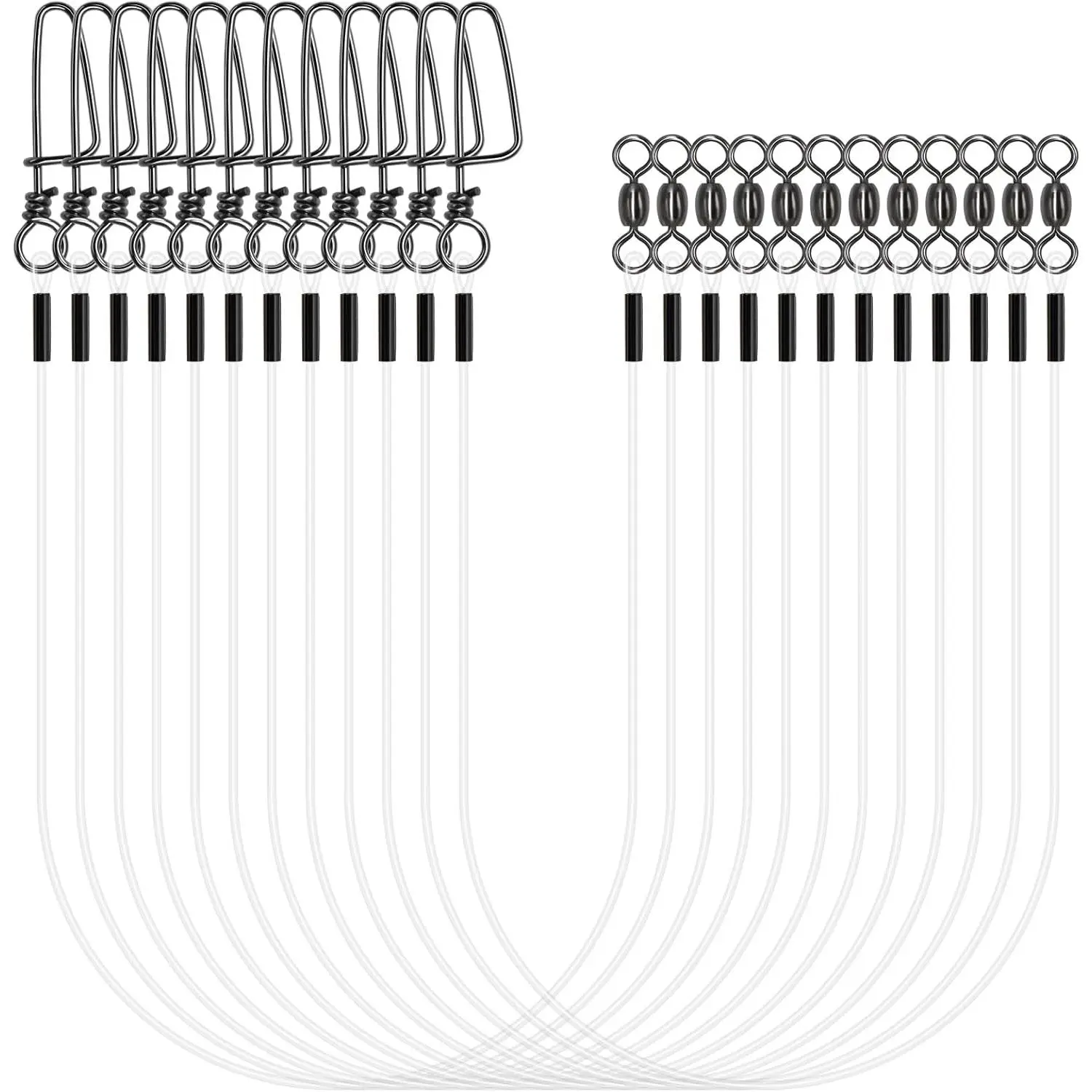 Fluorocarbon Wire Leader for Fishing -  Invisible &  Leader for Bass, Trout, Pike, and Walleye – 20lb to 80lb Test, Fishing Leader for Freshwater & Saltwater