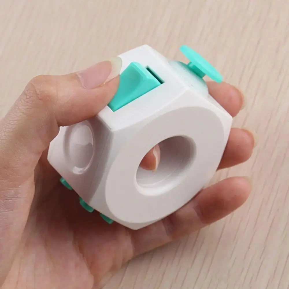 Spinning Top Fidget Ring Toys Fingertip Sprocket Multiple Gameplay Options Hand Spinner Chain Ring Plastic Diy