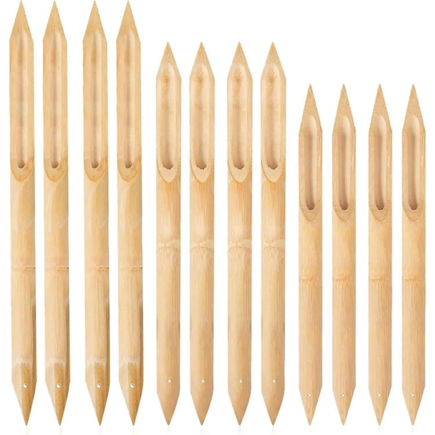 12 count  Reed Pens Double  Pottery  to School Supplies Wooden Pens Polymer Clay Tools Ceramic Shaping Tools for DIY Ceramics Clay Sculpture, Small, Medium, Large