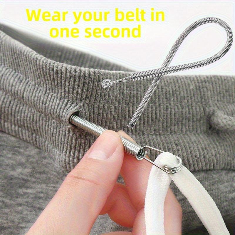 Pants Drawstring Threading Tool – Effortless Spring-Assisted Elastic Threader for Sewing, Cord & Waistbands, Multi-Purpose Family Sewing Aid with Flexible, Easy-to-Use Design, Practical DIY Sewing Tool & Perfect Christmas Gift for Sewing Lovers