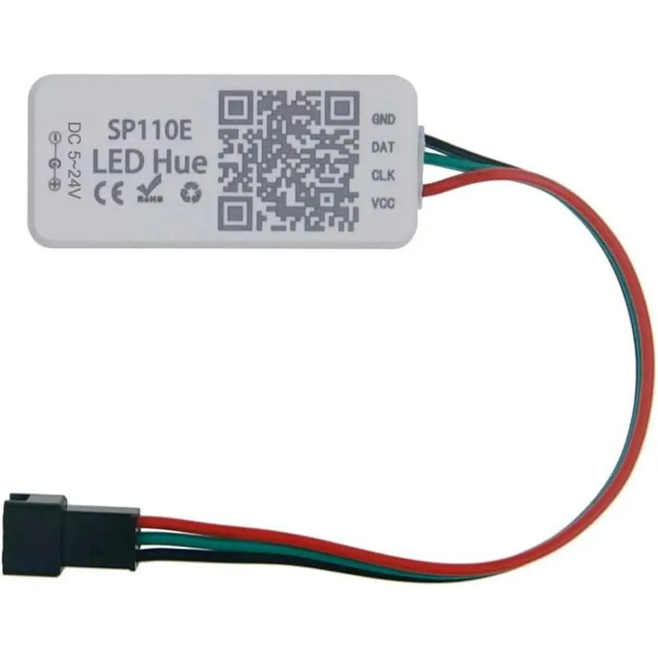 WS2812B WS2811 Addressable LED  Controller iOS Android App  Remote Control DC 5V~24V for SK6812 SK6812-RGBW WS2812 SM16703 Dream Color Programmable RGB LED Strip Pixel