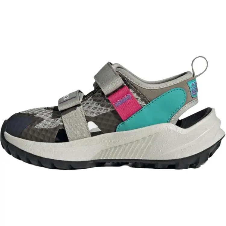 adidas Terrex Hydroterra Synthetic Leather Fabric Comfortable Soft Sports Non-Slip Wear-Resistant Low-Top Sandals IH6374