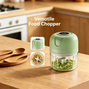 Portable Electric Food Chopper, Meat Grinder for Food, Salad, Nuts, Vegetable Slicer, Garlic Press, Food Processor, Kitchen Tool