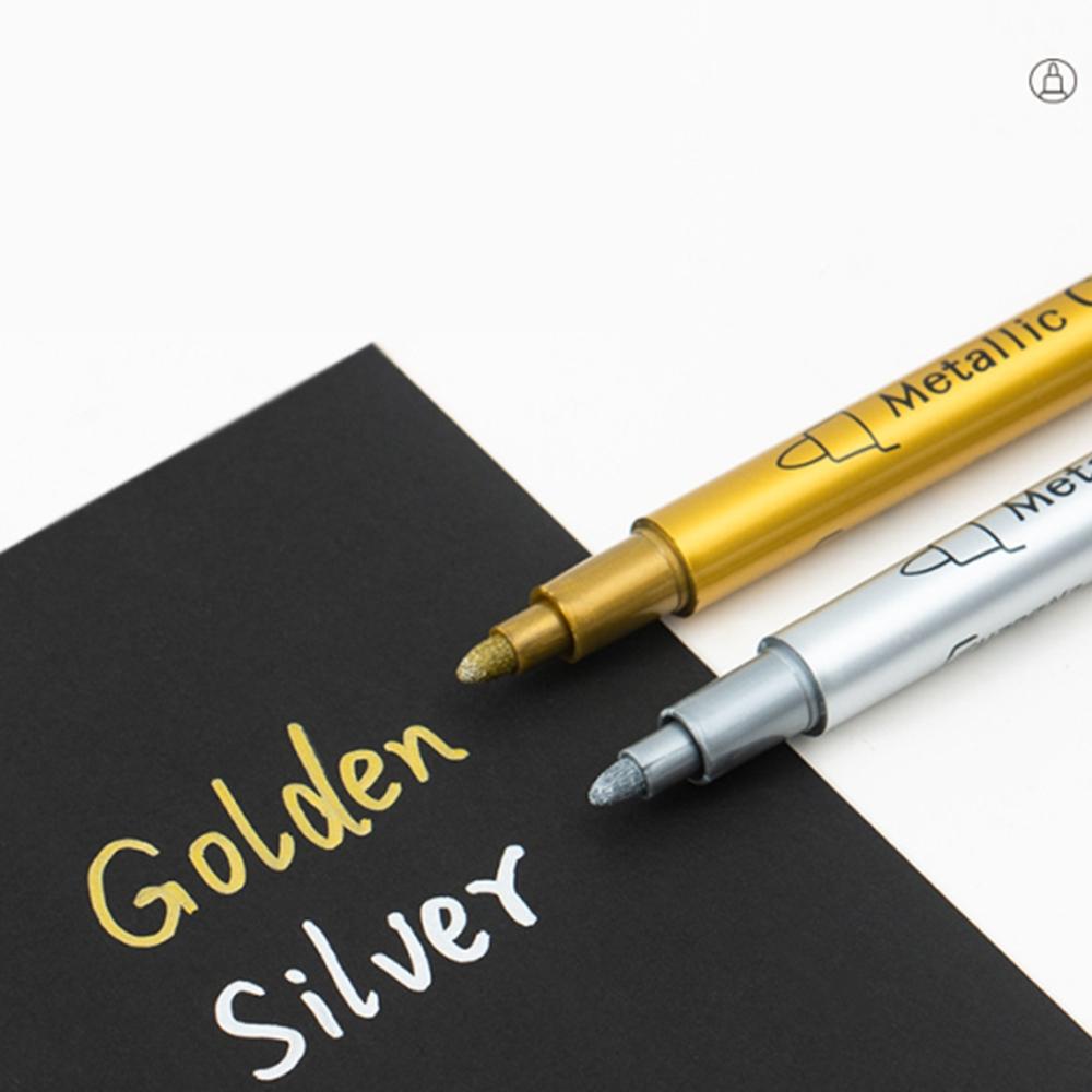 12pcs Water Based Low Odour Permanent Craftwork Pen, Durable Fine Point Tip Waterproof Marker Pen, Art Supplies For Student