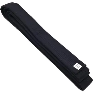Black 1 Pack Solid Rank Karate Belt for Taekwondo Judo Martial Arts (280 CM/110.2 in)