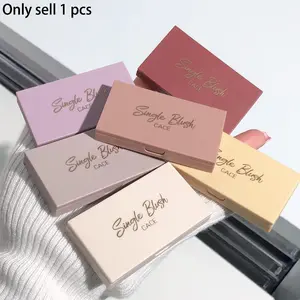 Monochrome Blush, 6 Low Saturation Shades with Subtle Glitter, Matte Finish, Formaldehyde-Free, Single Item, Makeup Balm
