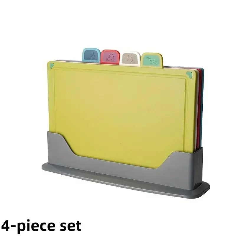 4-piece set of kitchen fruit and vegetable cutting boards, kitchen cutting board set, Cutting Board Plastic, Cutting Boards For Kitchen, Chopping