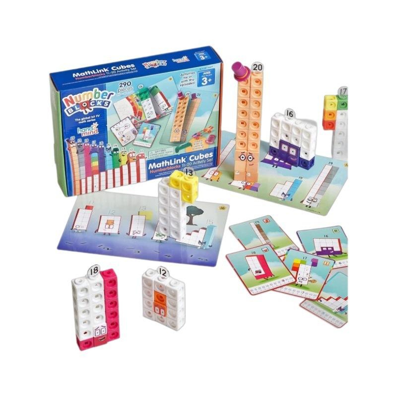 Cube Digital Learning Blocks NumberBlocks Mathlink Cubes-11-20 Activity Game