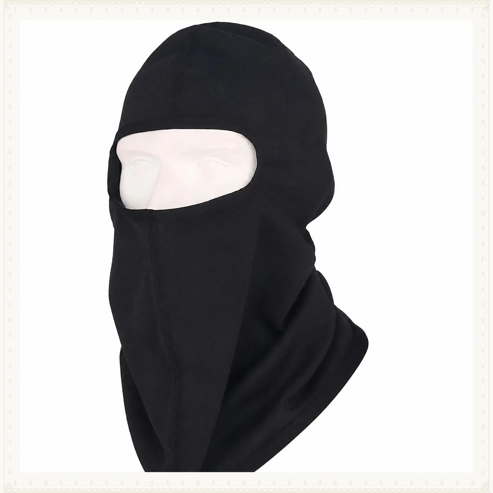 Men's Flame Resistant FR Balaclava Face Mask - 100% Cotton Welding Hood, Arc Flash NFPA2112 CAT2 Face Cover, Fire Retardant Neck Gaiter, One SizeGift