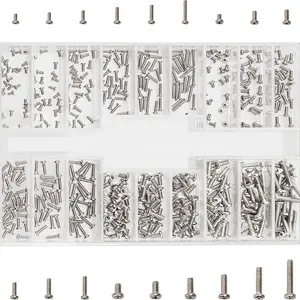 500 Pcs Laptop Screws, M1.2/m1.4/m2 Small Micro Tiny Screws, Electronics Repair, Mini Computer, Glasses, Watch, SSD, M.2 Hard Drive