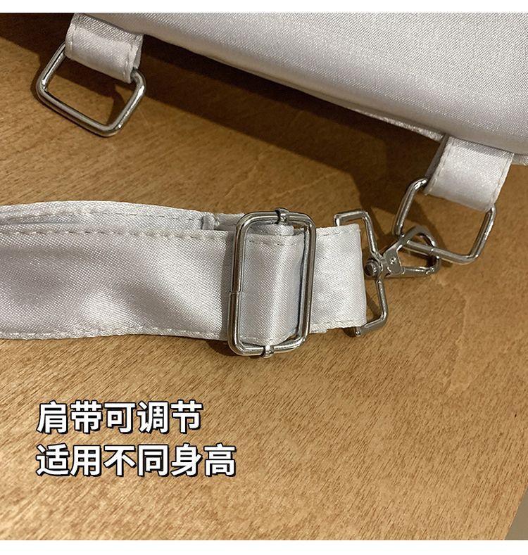 Y2K New Women Cute Ita Backpacks Lolita Girl Transparent Bag Fashion Shoulder Crossbody Bag Large Capacity DIY Display Knapsacks