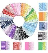 42Pcs 10"x10" Quilting Cotton Fabric Squares Sheets Pre-Cut Multi-Color Design Printed Floral Craft Fabric for DIY Sewing Scrapbooking Quilting Craft Patchwork (Red/Pink/Yellow/Green/Blue/Purple) 42Pcs 10"x10" Quilting Cotton Fabric Squares Sheets Pre-Cut Multi-Color Design Printed Floral Craft Fabric for DIY Sewing Scrapbooking Quilting Craft Patchwork (Red/Pink/Yellow/Green/Blue/Purple)