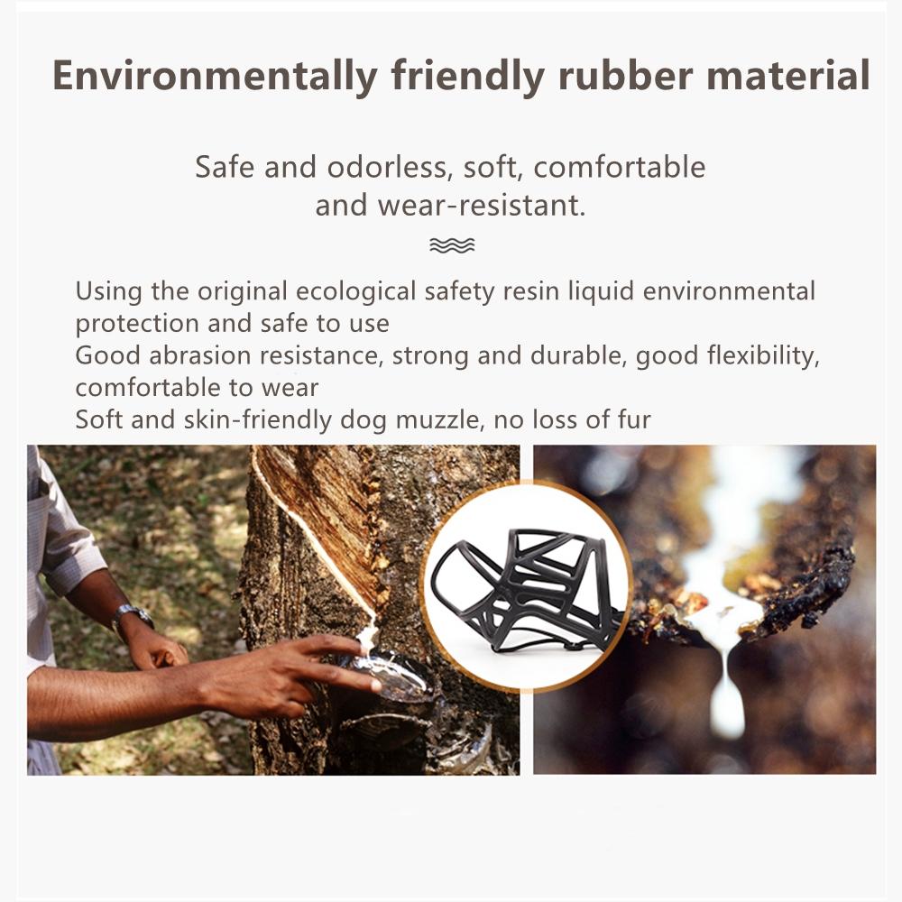 Adjustable Dog Muzzle, Hollow and Breathable Dog Muzzle for Small, Medium-sized and Large Dogs to Prevent Biting and Barking