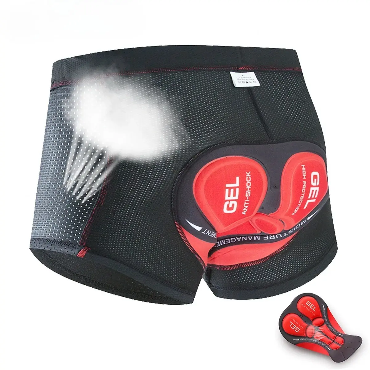 Breathable Cycling Underwear, 5D Gel Pad Shockproof Bicycle Underpant, MTB Road Bike Underwear, Men's Cycling Shorts, Biker Shorts, Riding Shorts
