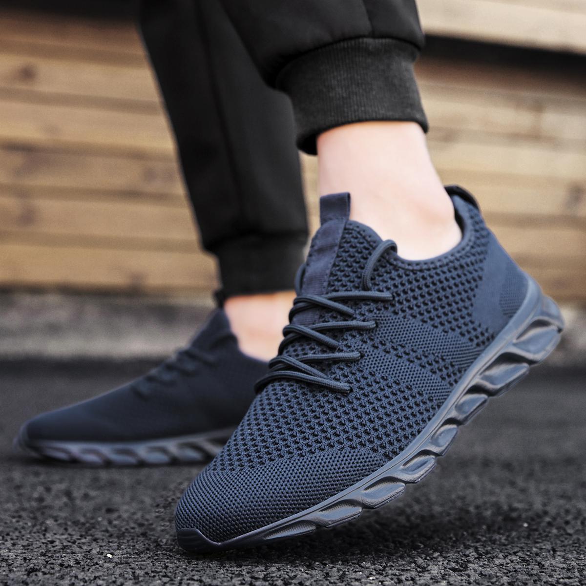 Casual Running Sport Shoes For Men's Outdoor Mesh Light Weight Breathable Athletic Fashion Sneakers Non Slip Walking Gym Shoes Casual Running Sport Shoes For Men's Outdoor Mesh Light Weight Breathable Athletic Fashion Sneakers Non Slip Walking Gym Shoes