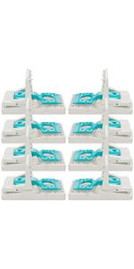 Rat Bait Station Traps, Reusable Humane Rodent Box Against Mice Chipmunks Squirrels That Work, Smart Tamper Proof Cage House to Secure Bait Block and Pellets, Mouse Bait Station Outdoor