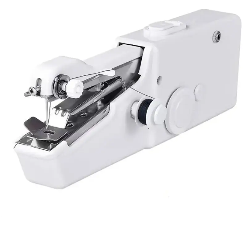 Portable Electric Handheld Mini Sewing Machine, Battery Powered (compatible with Aaa Batteries), Ideal for Fabric, Clothing, Quick Repairs